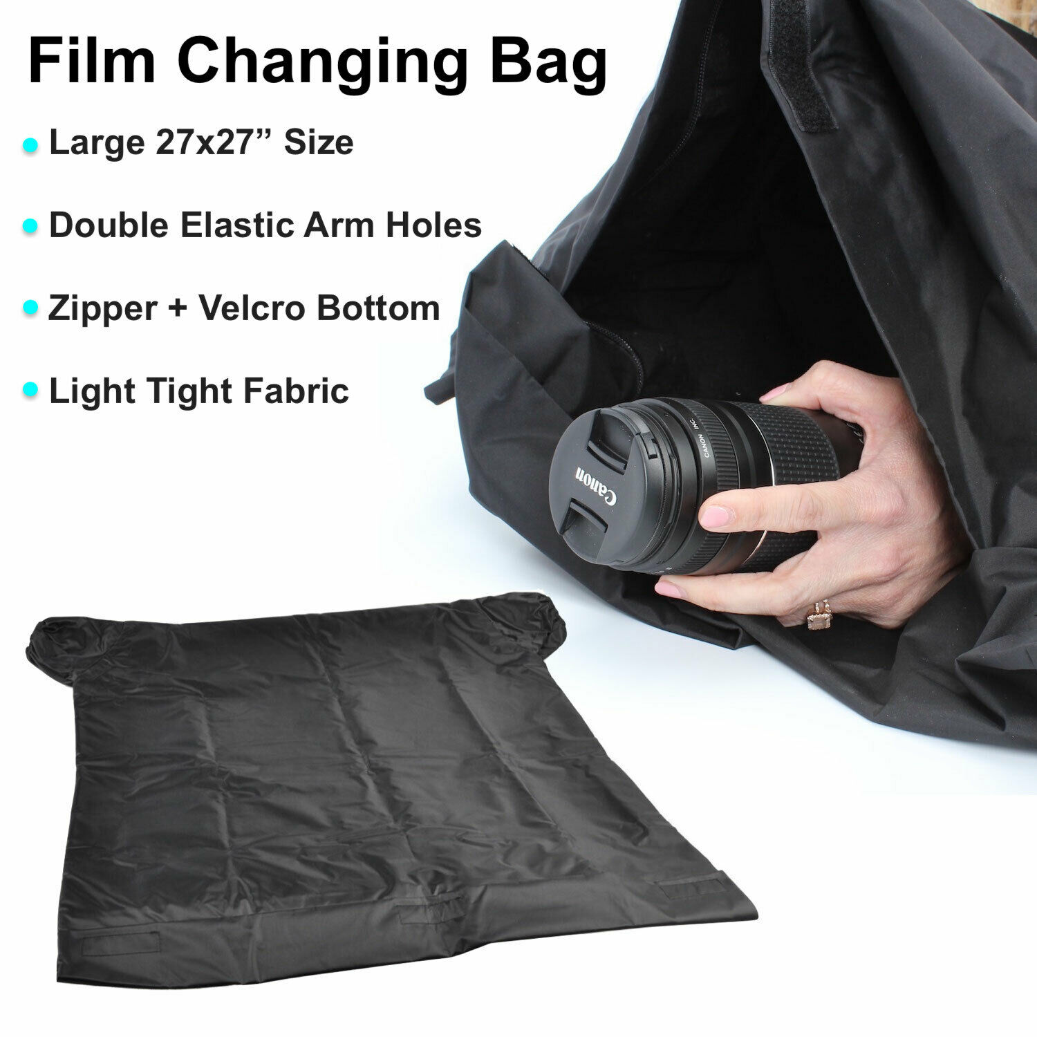 27x30" Large Film Changing Bag Dark Room Film Load Photography Darkroom Photo