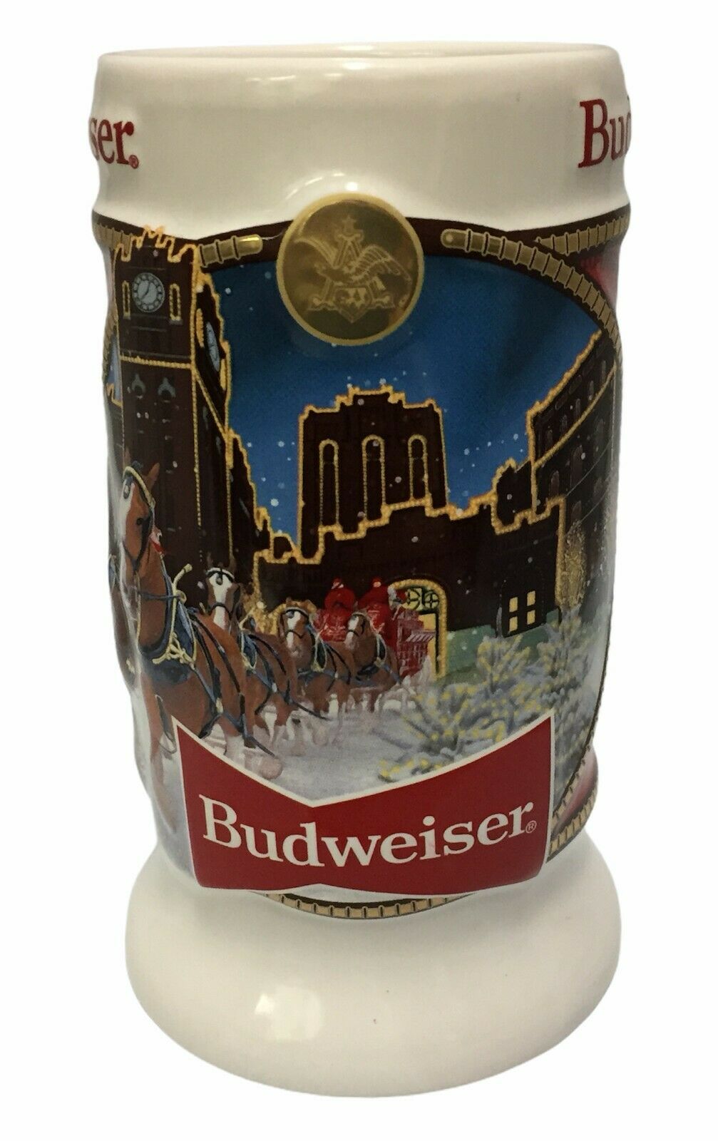 2020 Budweiser Holiday Stein From Annual Christmas Series Latest New Beer Mug!!