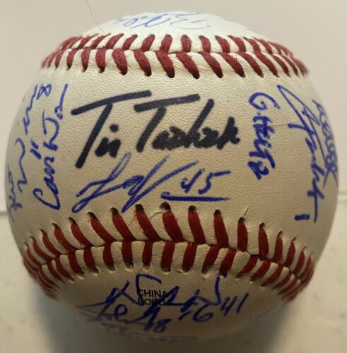 2018 Texas Tech Team Signed Baseball  Cws Omaha College World Series Red Raiders