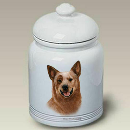 Australian Cattle Dog Ceramic Treat Jar Tb 34301