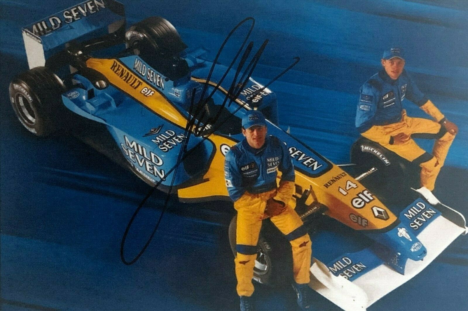 ***  Jarno Trulli  -  Renault / Renault  -  Signed  -  F1  ***  Photo