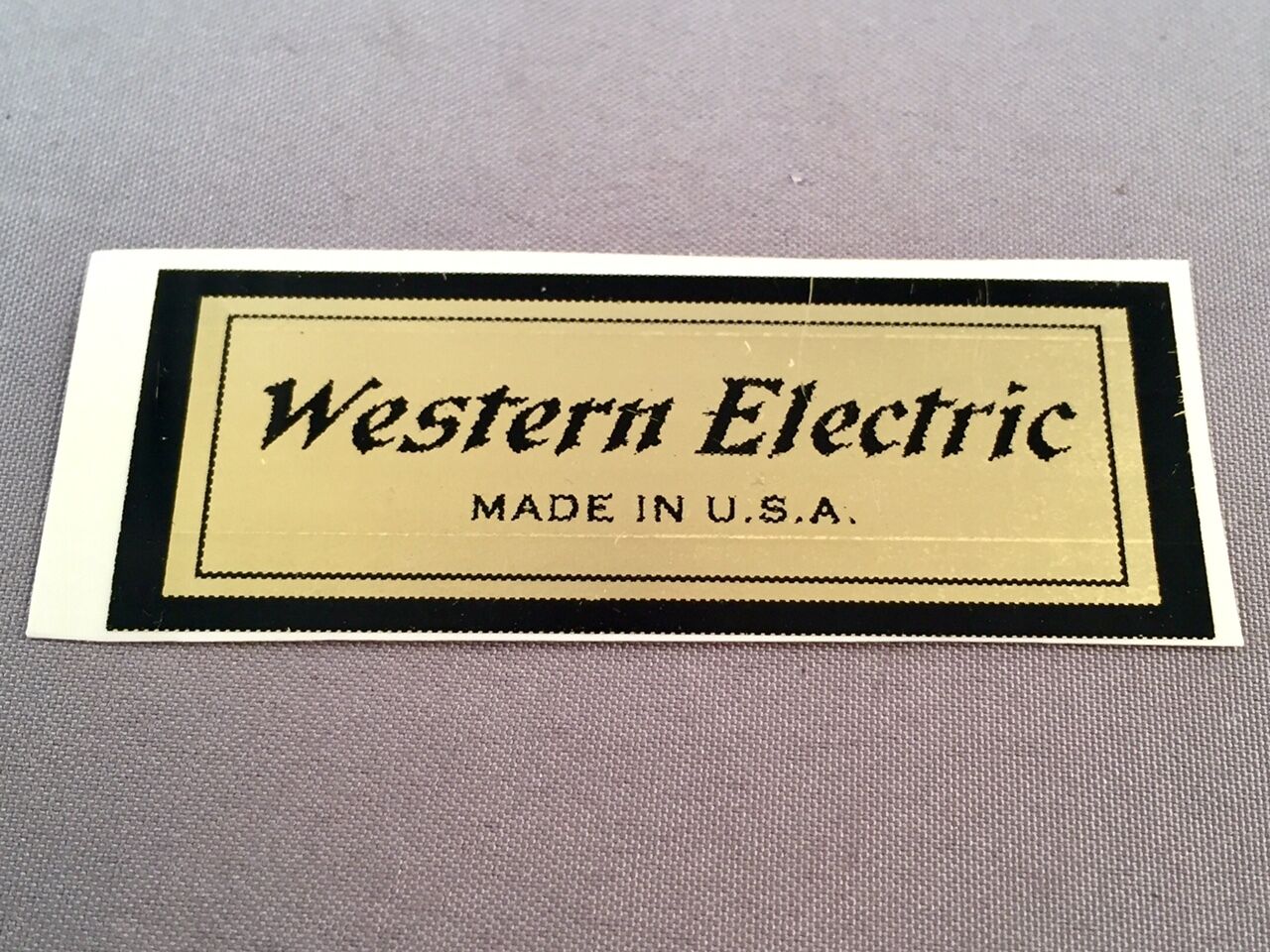 Antique Vintage Telephone Water Decal - Western Electric - 201141