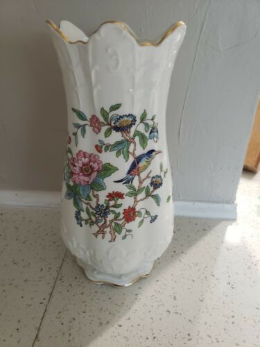Aynsley Pembroke Vase/ Bone China  8” Tall Beautiful Condition!