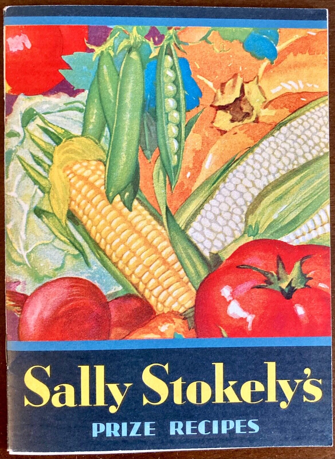 1935 Sally Stokely's Prize Recipes Near Mint W/ Letter