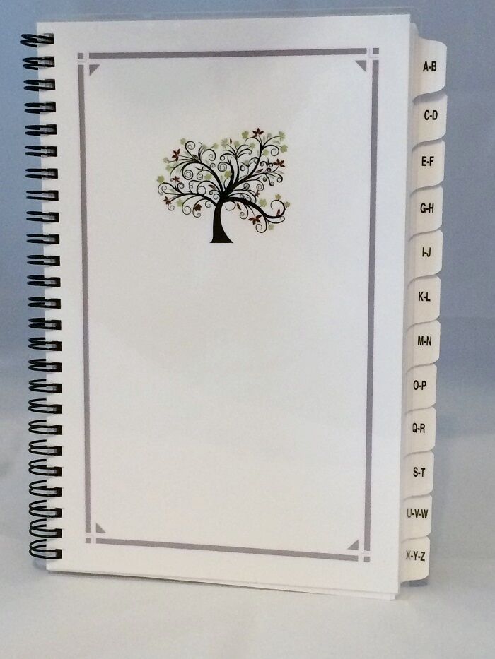 Large Print Password Book Internet Website Organizer A-z Tabs Personalized Gift