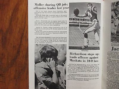 1971 South Dakota State University Football Program(fred  Richardson/john Moller