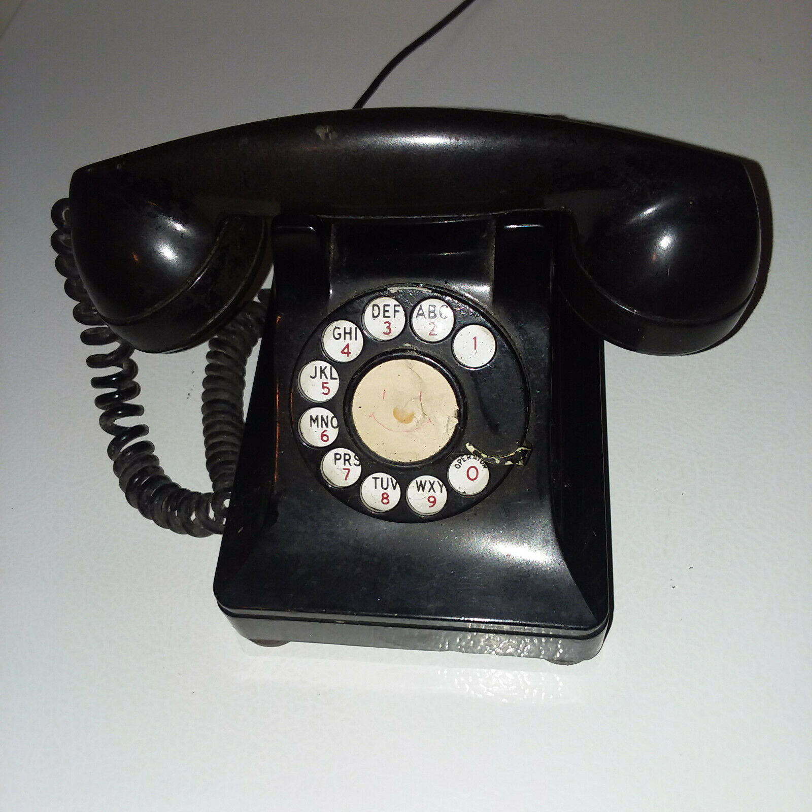 Vintage 1940's Art Deco Northern Electric Rotary Dial Telephone