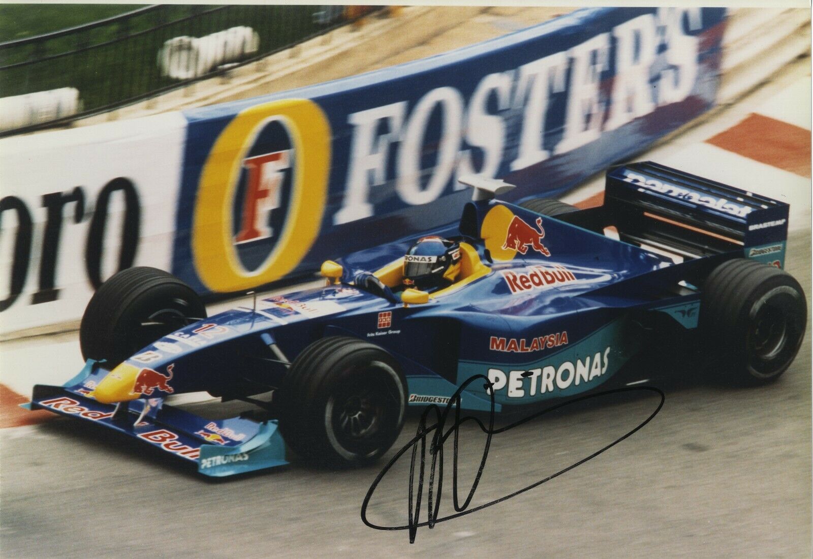Pedro Diniz - Brazilian Formula 1 Driver - In Person Signed Photograph