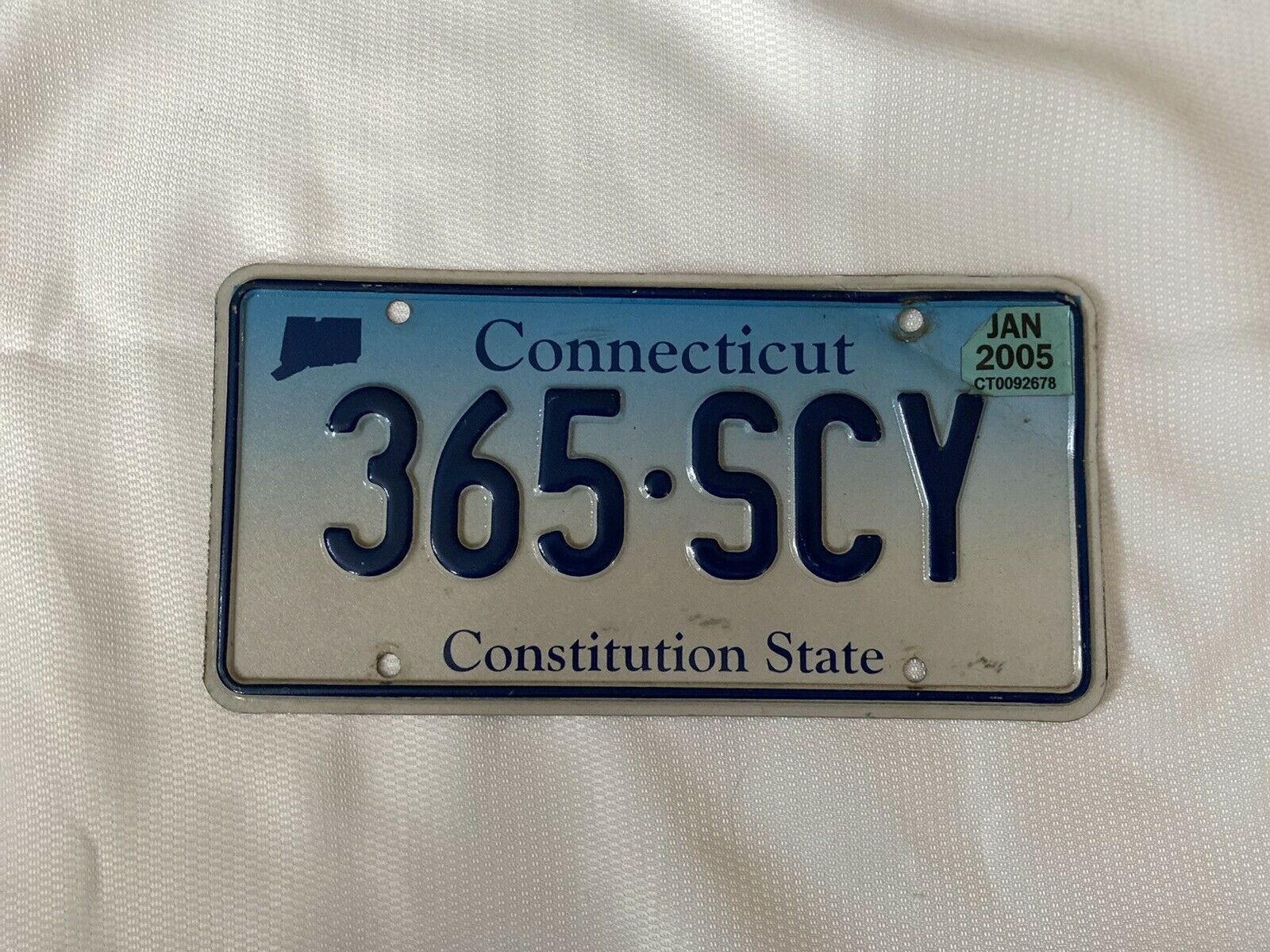 Connecticut License Plate 2005